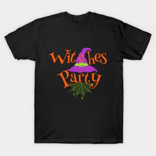 Halloween Witches Hat Party T-Shirt